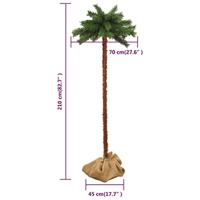 VidaXL Kerstboom met led 210 cm - thumbnail