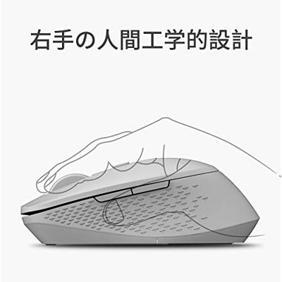 Rapoo M300 Silent Multi-mode Draadloze Muis Muis Grijs - thumbnail