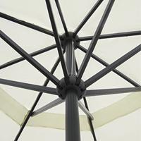 Parasol Samos 500 cm aluminium wit - thumbnail