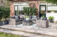 Cayman II loungeset 4-delig organic grey / donker antraciet - thumbnail