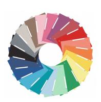 Elastomap oxford top file a4 3 kleppen 390gr rood - thumbnail