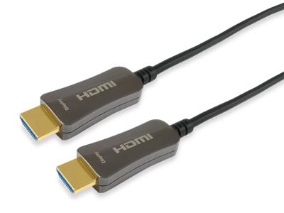 Equip 119431 hdmi 2.0 active optical cable, hdmi type a -> hdmi type a 3d, 18 gbit/s, 50m, black