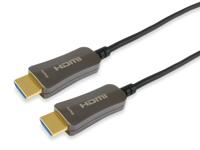 Equip 119431 hdmi 2.0 active optical cable, hdmi type a -> hdmi type a 3d, 18 gbit/s, 50m, black - thumbnail