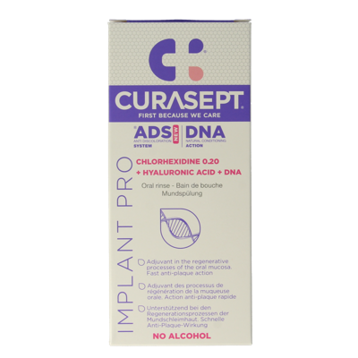 Curasept ADS DNA Implant Pro Mondspoelmiddel 0.20% CHX