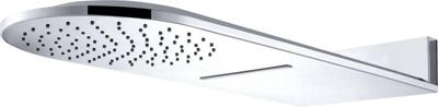 Wiesbaden luxe wand-hoofddouche+waterval 25x60 chroom Wiesbaden luxe wand-hoofddouche+waterval 25x60 chroom