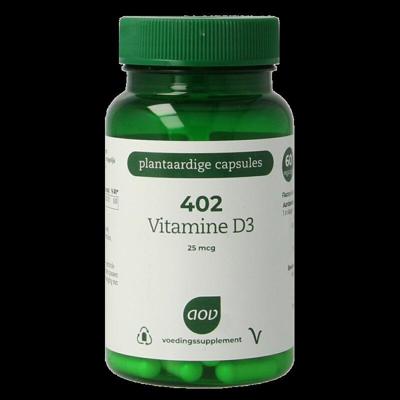AOV 402 Vitamine D3 25mcg 60 Vegetarische capsules