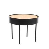 Bronx71 Salontafel Zita rond zwart - thumbnail