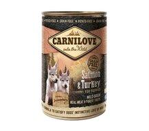 CARNILOVE Into the Wild Salmon & Turkey for Puppies - natvoer voor honden - 400g