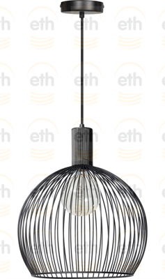 ETH Zwarte hanglampWire Ø 40cm - 05-HL4446-30