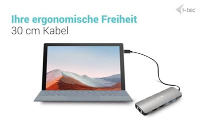 i-tec USB-C Metal Nano 100W dock - thumbnail