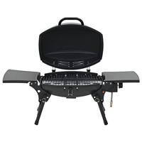Gasbarbecue met kookzone zwart - thumbnail