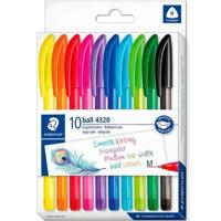 Pen Staedtler 4320 M Zwart 1 mm 10 Stuks - thumbnail