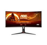 AOC GAMING CU34G2XP/BK 34 Wide Quad HD 180Hz Curved VA Monitor - thumbnail
