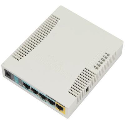 Mikrotik RB951Ui-2HnD WLAN toegangspunt Power over Ethernet (PoE) Wit Mikrotik RB951Ui-2HnD WLAN toegangspunt Power over Ethernet (PoE) Wit