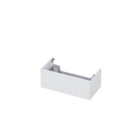 INK - Onderkast 1 Lade Greeploos Gelakt 45gr - 900x450x350 Mm - Hoogglans Wit - thumbnail