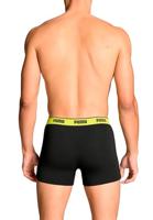 Puma Everyday Basic Boxershort Heren 3-Pack Zwart Combi - Maat XL - Kleur: ZwartGeelBlauwOranje | Soccerfanshop - thumbnail
