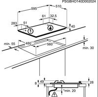 Electrolux EGS6436RK Zwart Ingebouwd Gaskookplaat 4 zone(s) - thumbnail