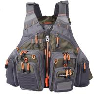 WIJZE buiten multifunctionele vissen leven Vest zwemmen zwemvest (leger-groen) - thumbnail