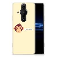 Sony Xperia Pro-I Telefoonhoesje met Naam Monkey - thumbnail