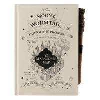 Harry Potter Premium Notebook A5 with Light Marauder's Map - thumbnail