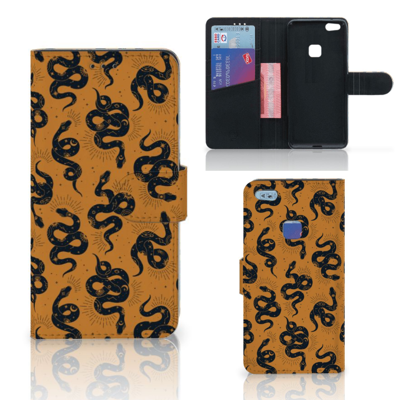 Telefoonhoesje | Met pasjeshouder | voor Huawei P10 Lite Snakes Telefoonhoesje | Met pasjeshouder | voor Huawei P10 Lite Snakes