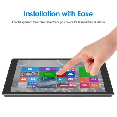 JETech Screen Protector voor Surface Pro 7 Plus/Surface Pro 7 12,3 Inch, 9H Gehard Glas Film Schermbeschermer, Ondersteuning Surface Pen, HD Doorzichtig, 2 Stuks