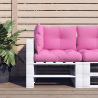 VidaXL Palletkussens 3 st oxford stof roze - thumbnail