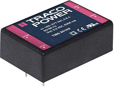 TracoPower TMG 15115 AC/DC-printnetvoeding 15 V/DC 1 A 15 W