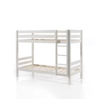 Stapelbed Charlie Wit Halfhoog - thumbnail