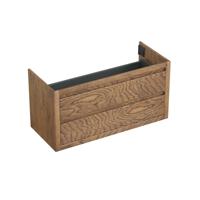 Onderkast Forzalaqua Gela 120x51x60 cm 2 Softclose Lades Eiken Castle Brown Forzalaqua - thumbnail