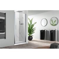 Nemo Pina draaideur 80x200cm 6mm Helder veiligheidsglas met antikalk links en rechts Chroom 441.001.011.VM - thumbnail