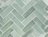 Wandtegel groen Sartoria Tbrick 16x5cm eucalyptus glans gerectificeerd - thumbnail