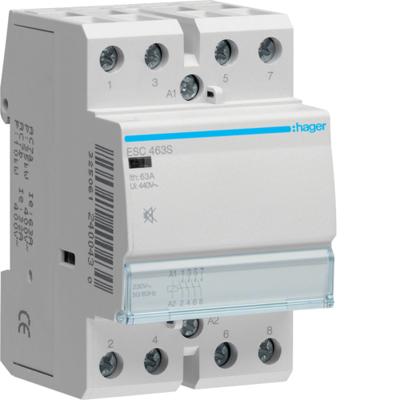 Hager ESC463S Installatiezekeringautomaat 4x NO 400 V met overspanningsbescherming 1 stuk(s)