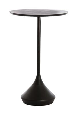 Light & Living Ronde Bijzettafel 'Dimphy' 35cm, kleur Lood Antiek