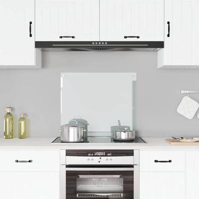 VidaXL Spatscherm keuken 70x60 cm gehard glas transparant