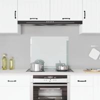 VidaXL Spatscherm keuken 70x60 cm gehard glas transparant - thumbnail