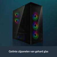 Arctic Xtender Midi-tower PC-behuizing, Gaming-behuizing Zwart - thumbnail