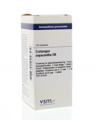 VSM Crataegus oxyacantha D6 200 Tabletten VSM Crataegus oxyacantha D6 200 Tabletten