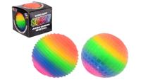 John Toy Jumbo Squishy rainbow bal Ø10cm - thumbnail