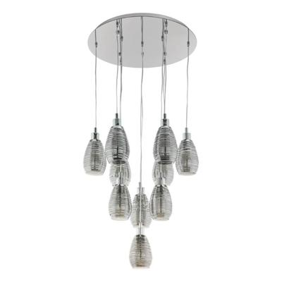 Stars of Light 10-light hanging lampSiracusa chrome - 39506