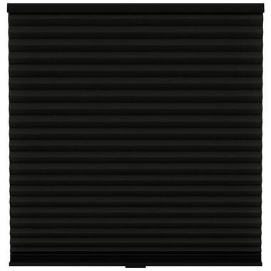Fenstr plisségordijn Chicago dubbel 45mm verduisterend - zwart (15025)