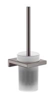 Hansgrohe Addstoris closetborstelgarnituur brushed black chroom 41752340 - thumbnail