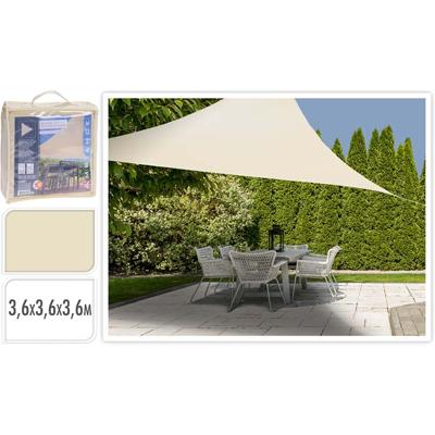 Schaduwdoek driehoek 360x360x360 - off white Schaduwdoek driehoek 360x360x360 - off white