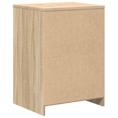 Garagekast 60x51x85 cm massief grenenhout sonoma eikenkleurig