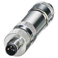 Phoenix Contact 1542884 Sensor/actuator connector, niet geassembleerd M8 Aantal polen (sensoren): 3 Stekker, recht 1 stuk(s) Piece - thumbnail