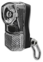 Büchel Koplamp kroonbout led 15 lux batterij zwart - thumbnail