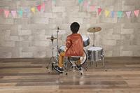 Pearl RSJ465C/C31 Roadshow Junior Jet Black kinderdrumstel - thumbnail