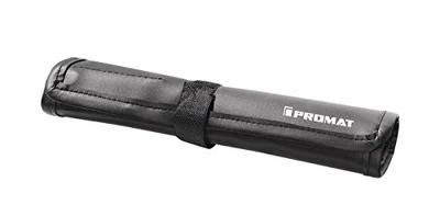 Promat/Tecwerk Ring-steeksleutelset | 8 delig sleutelwijdte 8-19 mm | model A chroom-vanadiumstaal | in roltas - 4000823723 - thumbnail