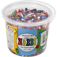 Creativ Company Https://www.cchobby.nl/strijkkralen-afm-5x5-mm-gatgrootte-2-5-mm-medium-standaardkleuren-5000-stuk-1-emmer - thumbnail