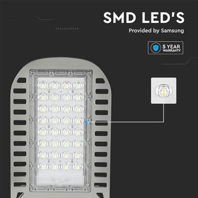 LED Straatlamp SLIM 50W 6500K grijs - 9341230